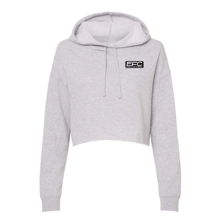 Home State Crop Hoodie _ Heather Grey