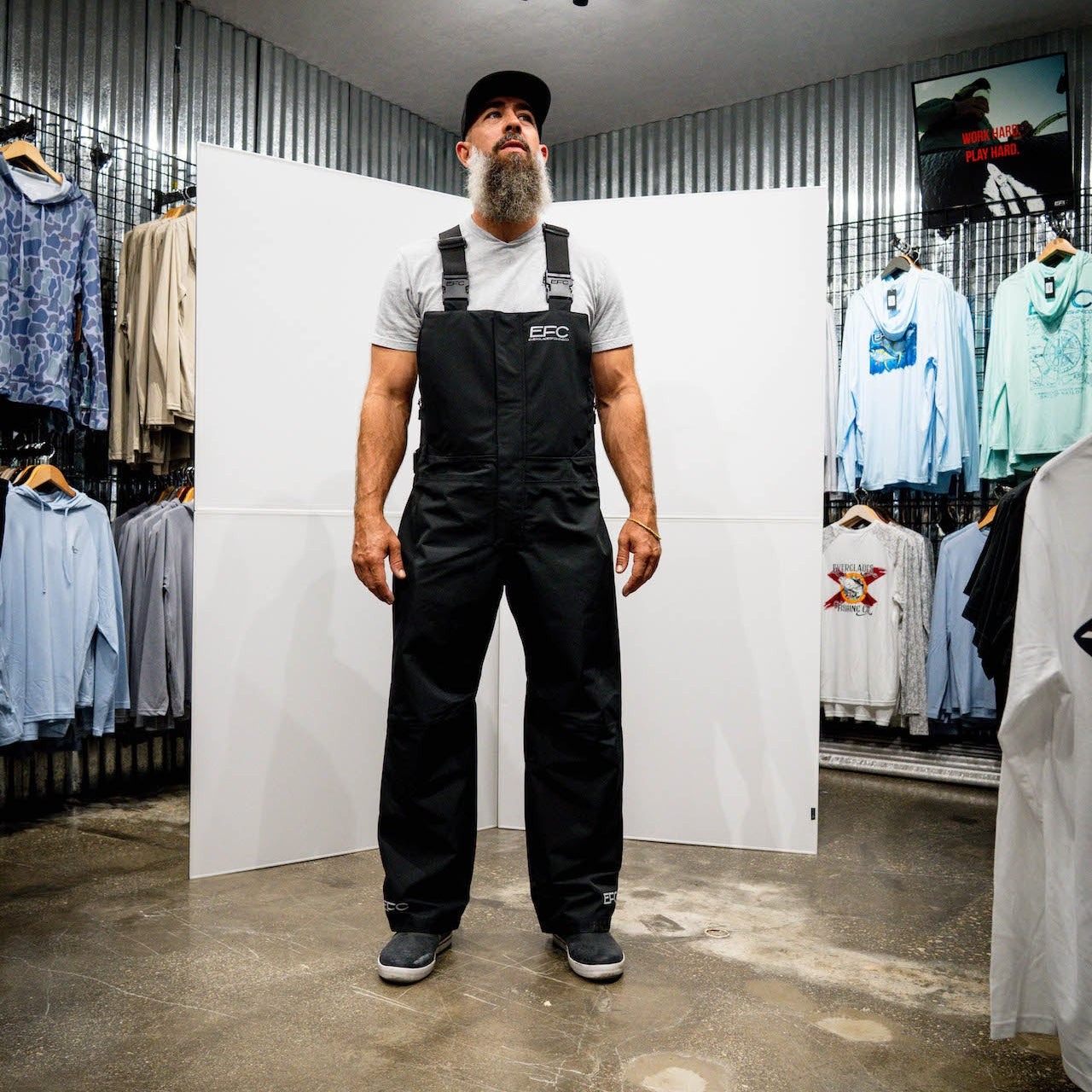 Business Bibs _ Black – Everglades Fishing Co