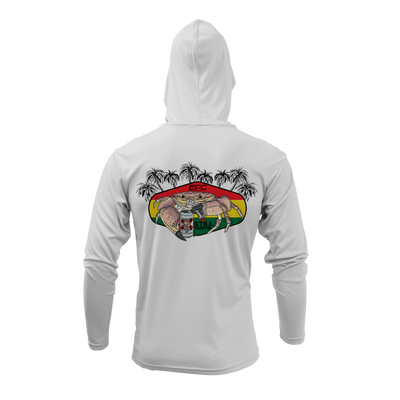 Still Trappin Silver Hooded Performance Shirt