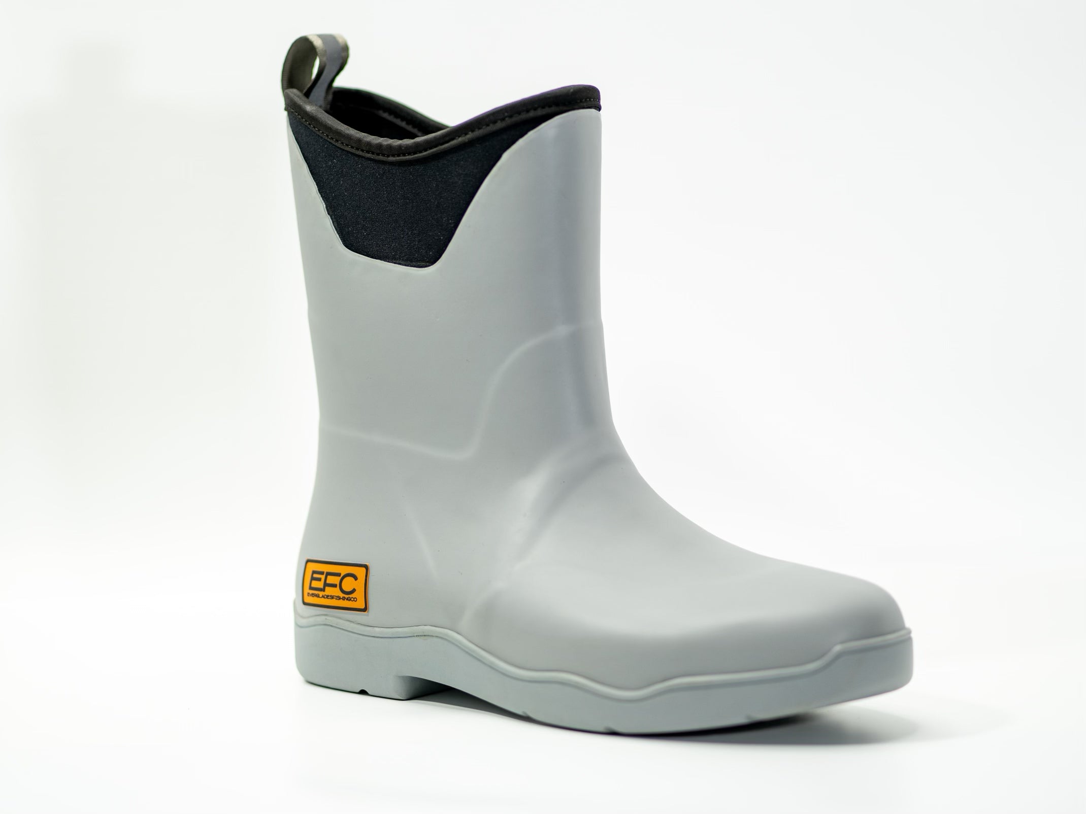 Everglades Fishing Company EFC Men’s Grey Shorty Deck Boots Mens Grey Tall Deck Boot – Everglades Fishing Co main image 2