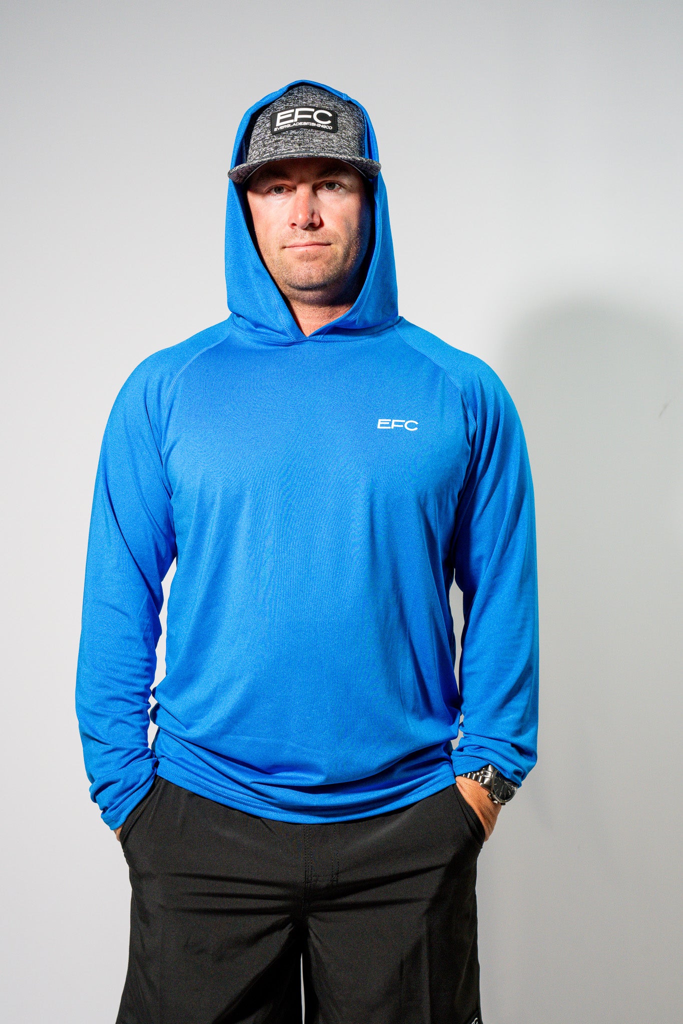 Coast Performance Hoodie _ Blue