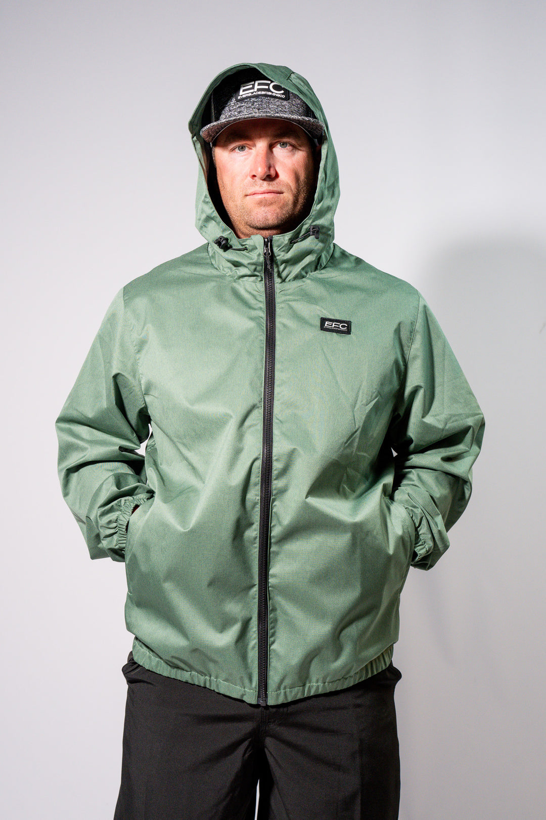 Light Rain Jacket _ Olive