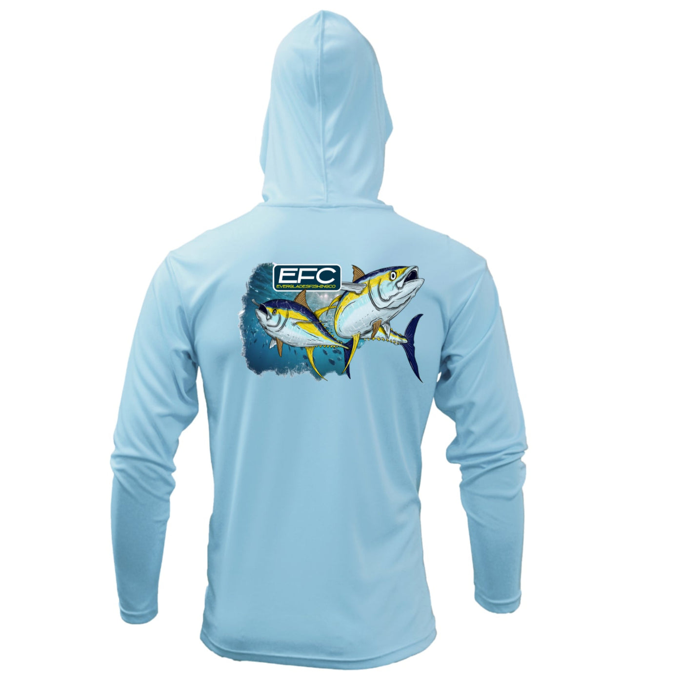 Yellowfin Hooded Performance Shirt _ Blue