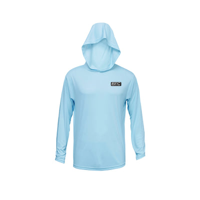 Yellowfin Hooded Performance Shirt _ Blue