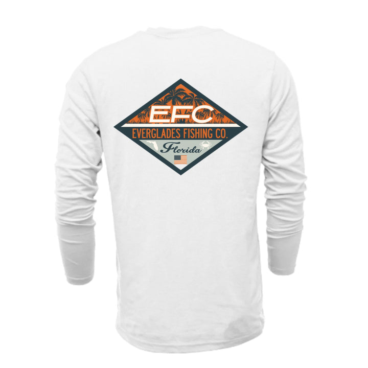 Diamond FL Long Sleeve T-Shirt _ White