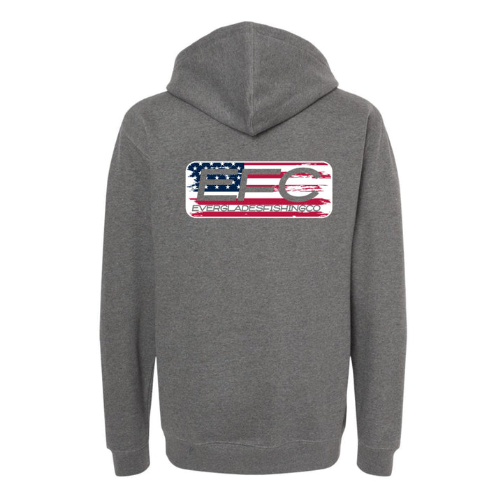 EFC USA Gunmetal Heather Hoodie Sweater