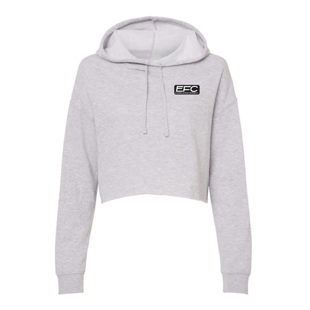 Home State Crop Hoodie _ Heather Grey