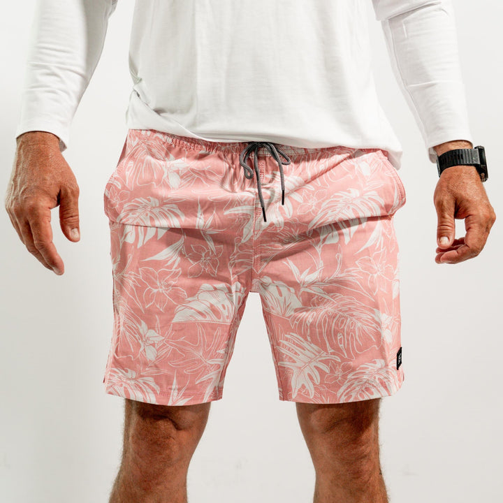 Cascade Volley Short _ 17" Coral