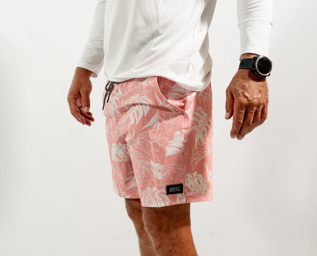 Cascade Volley Short _ 17" Coral