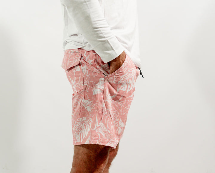 Cascade Volley Short _ 17" Coral