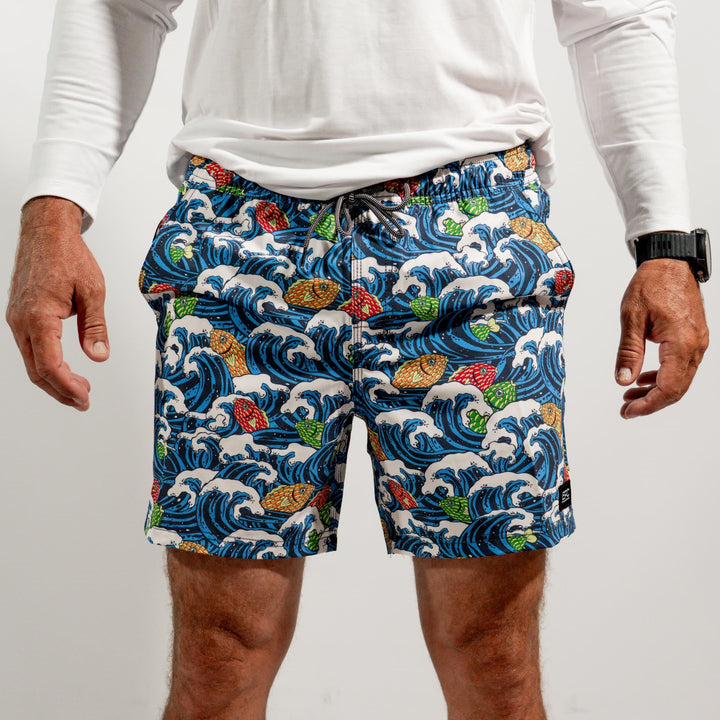 Vintage Waves Volley Short _ 16"