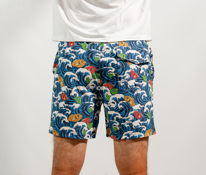 Vintage Waves Volley Short _ 16"