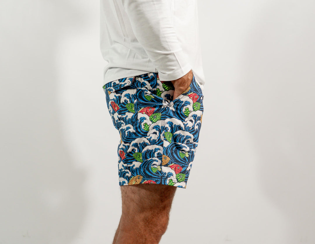 Vintage Waves Volley Short _ 16"