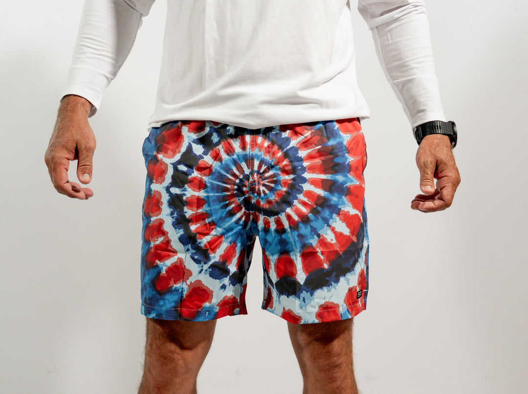 Chill Volley Short _ USA Tie Dye