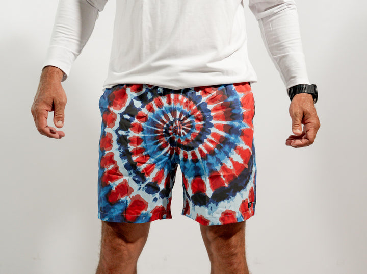 Chill Volley Short _ USA Tie Dye