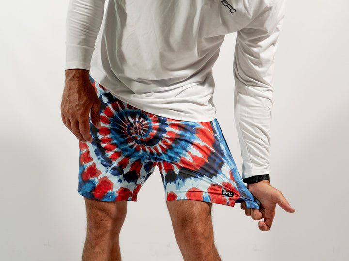 Chill Volley Short _ USA Tie Dye