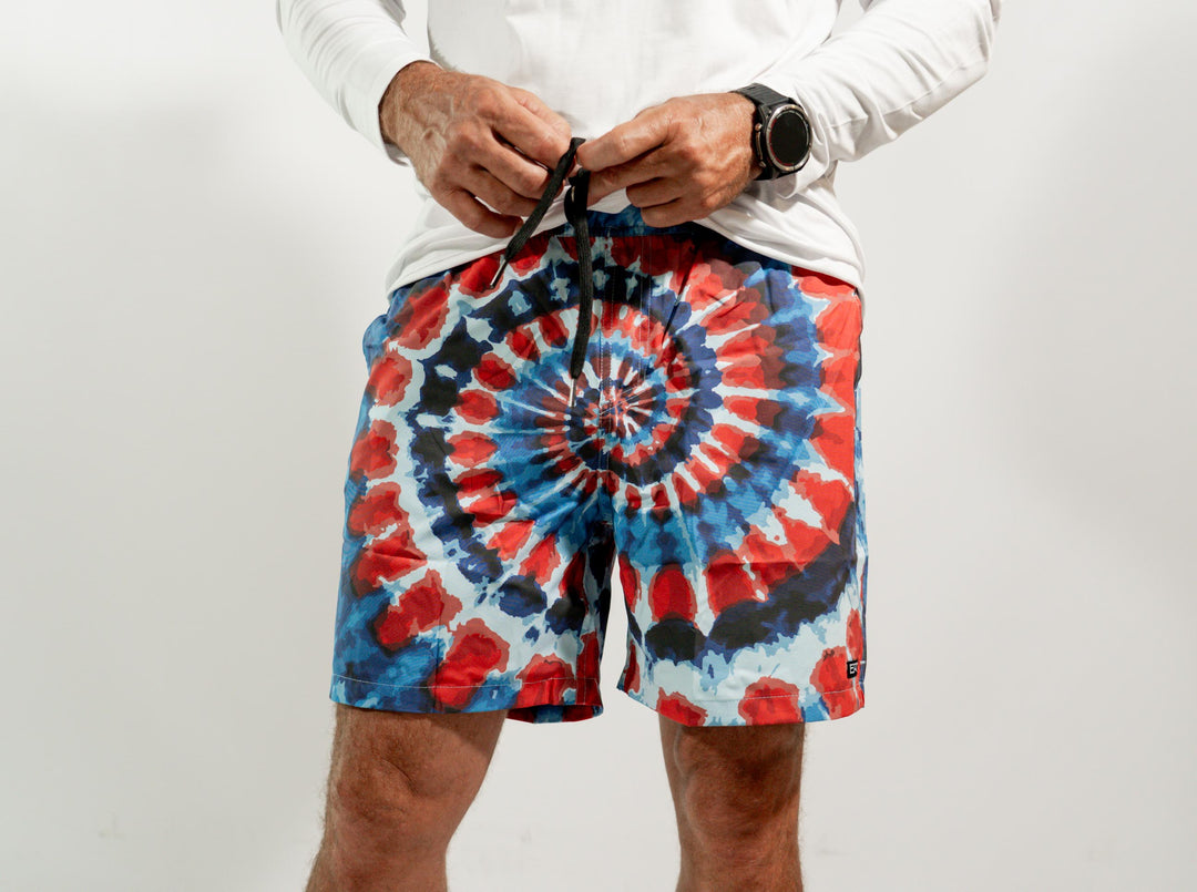 Chill Volley Short _ USA Tie Dye