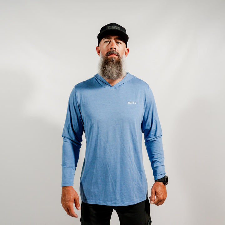 DORSAL HOODIE _ H BLUE