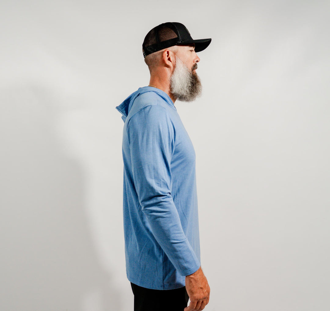 DORSAL HOODIE _ H BLUE