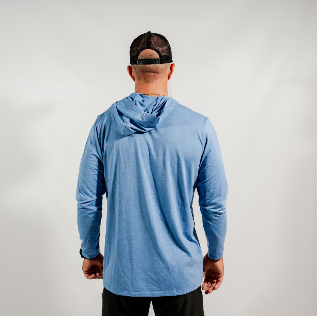DORSAL HOODIE _ H BLUE