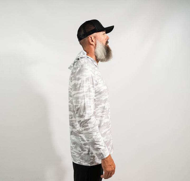 DORSAL HOODIE _ WHITE CAMO