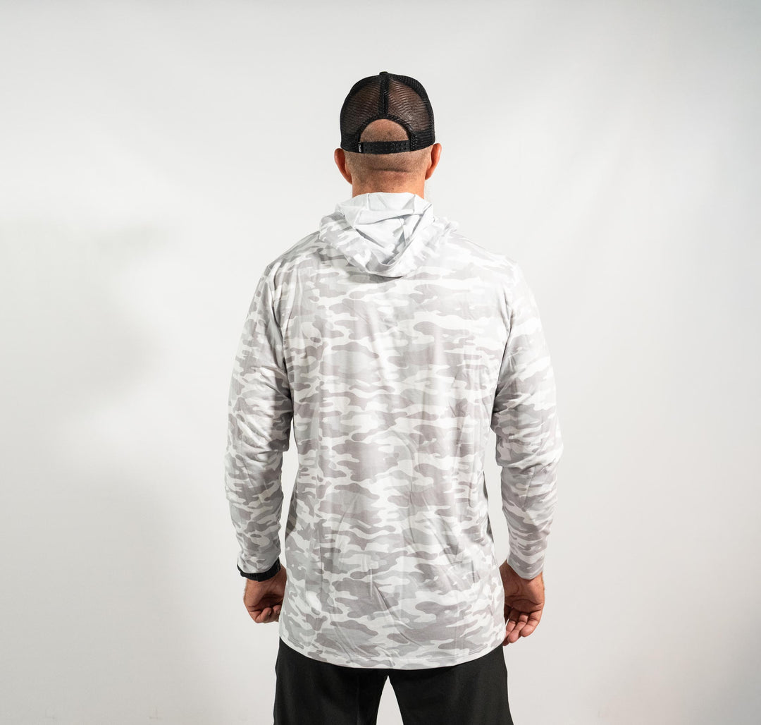 DORSAL HOODIE _ WHITE CAMO