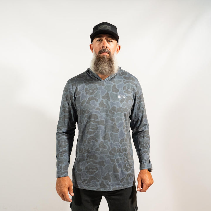 DORSAL HOODIE _ CHARCOAL CAMO