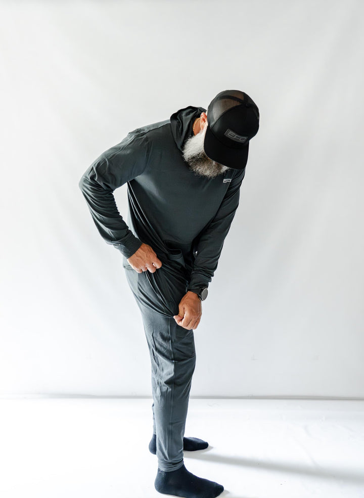 SILVA HOODED SWEATSHIRT _ BLACK