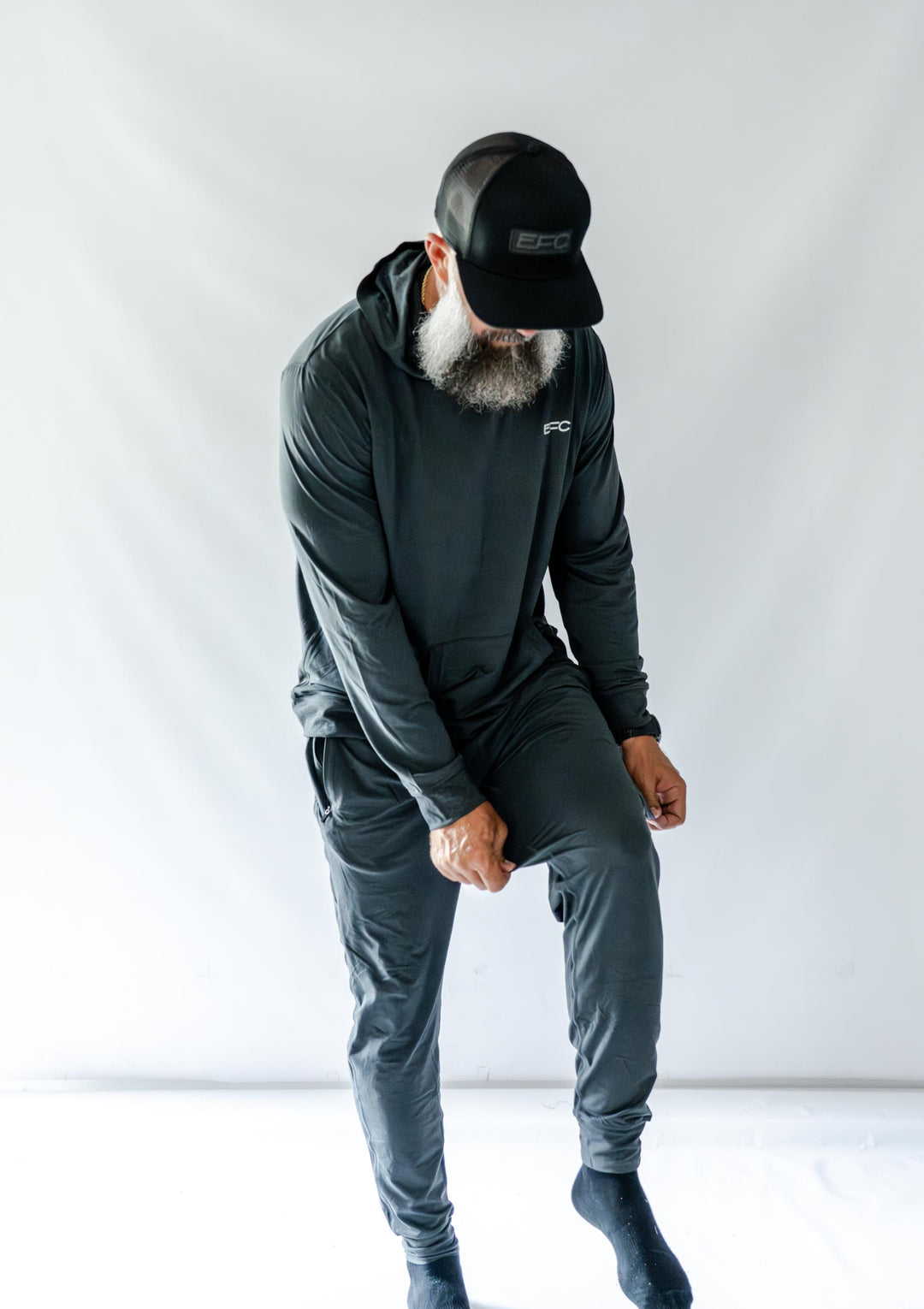 SILVA HOODED SWEATSHIRT _ BLACK