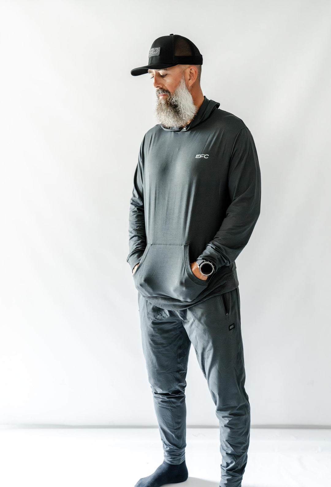 SILVA HOODED SWEATSHIRT _ BLACK