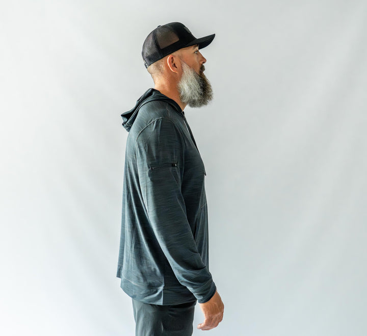 HELM HOODIE _ CHARCOAL