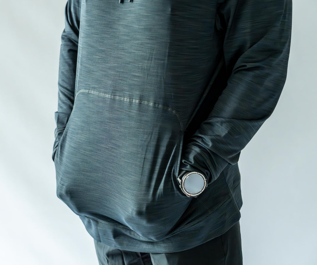 HELM HOODIE _ CHARCOAL