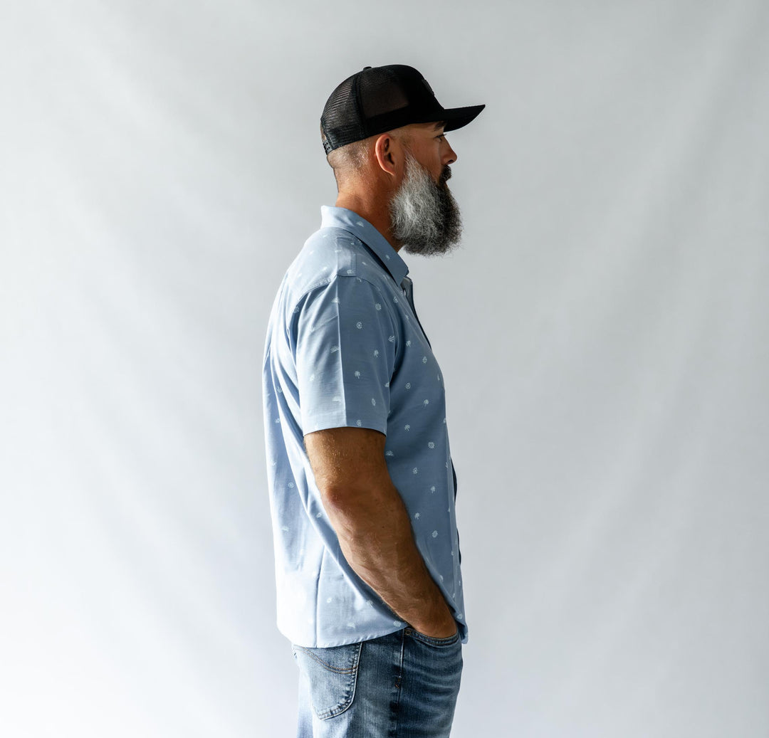 SIMS BUTTON DOWN _ BLUE