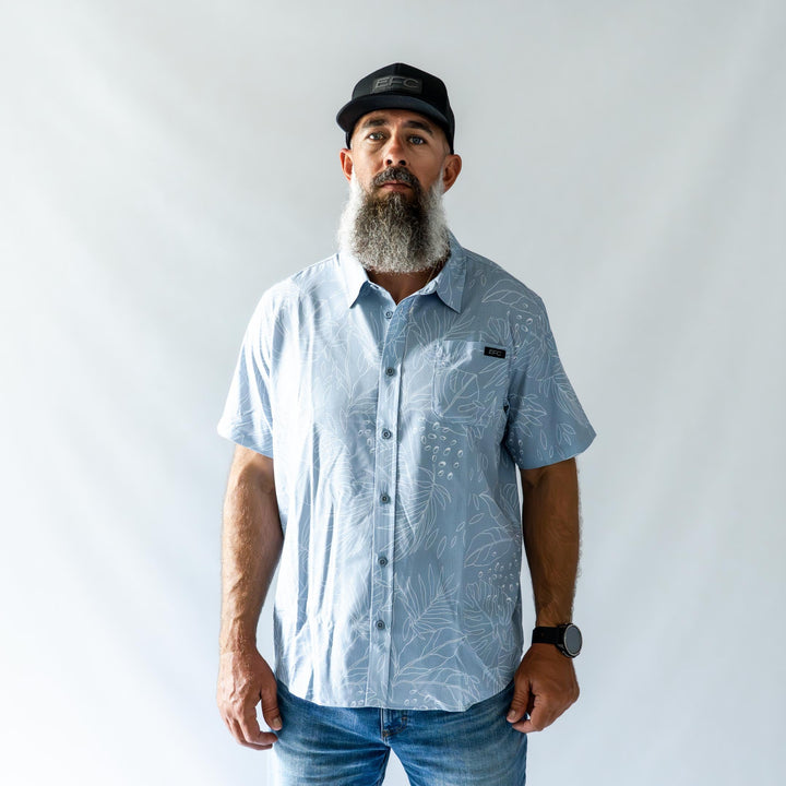 PENIDA BUTTON DOWN_ SLATE