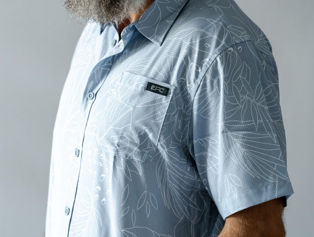 PENIDA BUTTON DOWN_ SLATE