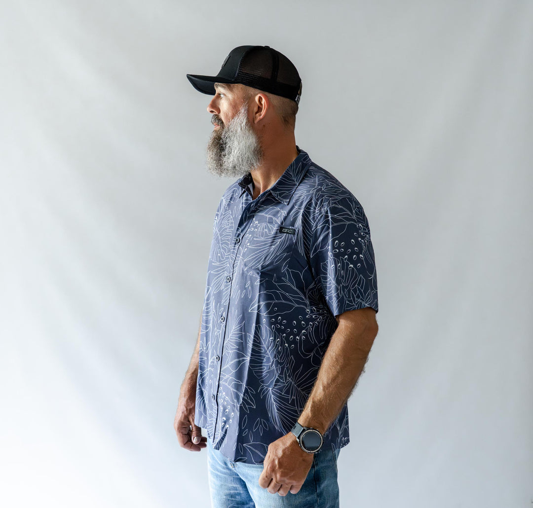 PENIDA BUTTON DOWN _ NAVY