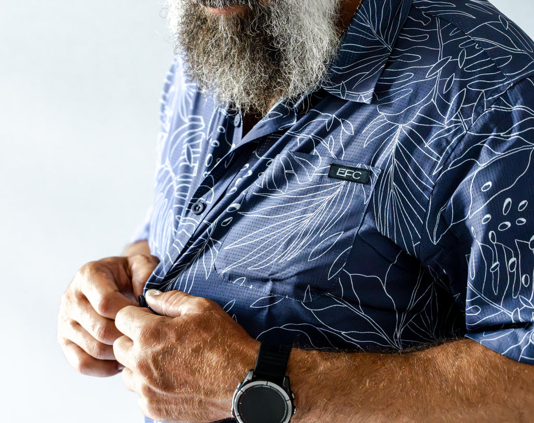 PENIDA BUTTON DOWN _ NAVY