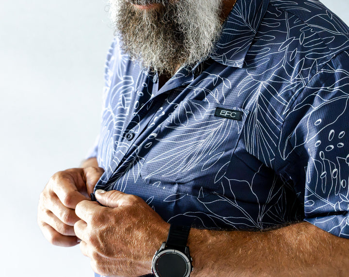PENIDA BUTTON DOWN _ NAVY