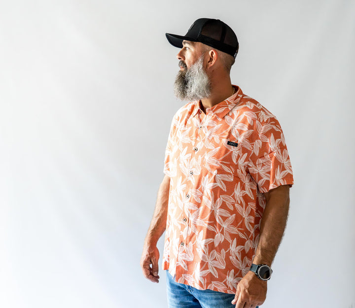 BARTS BUTTON DOWN _ CORAL