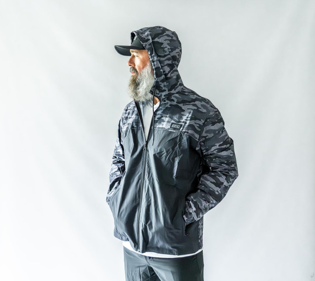 MARSHALL RAIN JACKET _ CHARCOAL