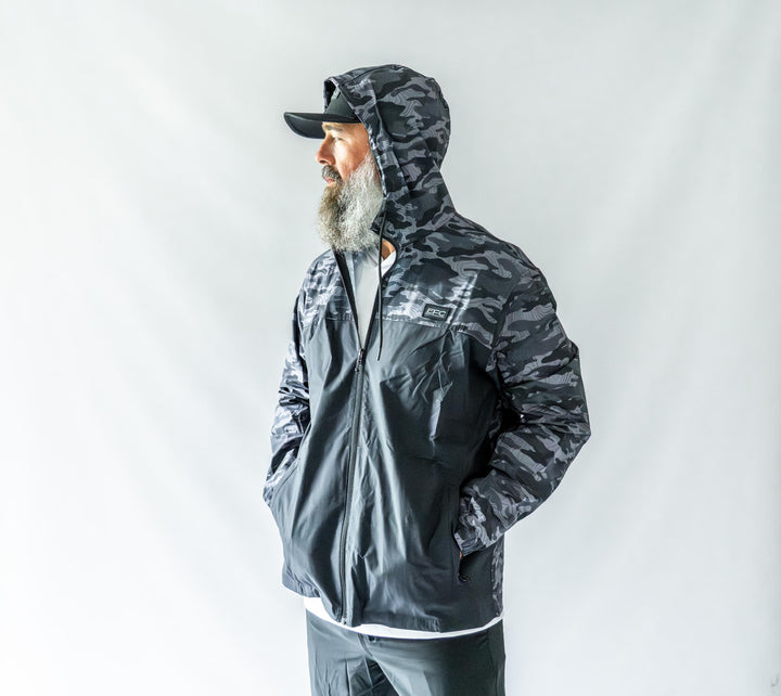 MARSHALL RAIN JACKET _ CHARCOAL