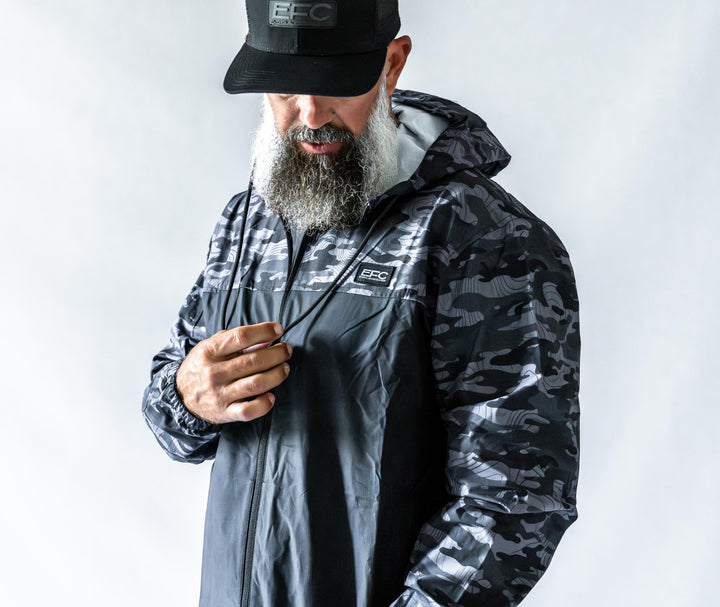 MARSHALL RAIN JACKET _ CHARCOAL