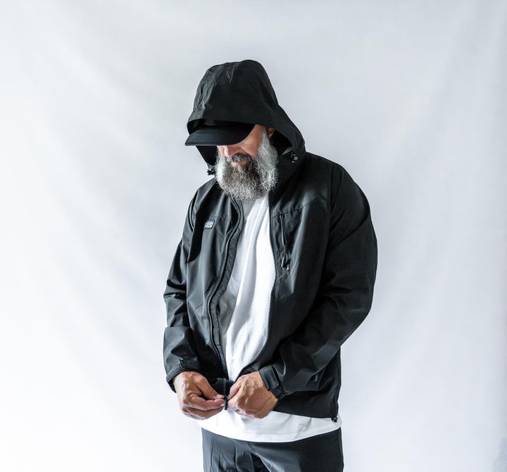 COLEMAN RAIN JACKET _ BLACK