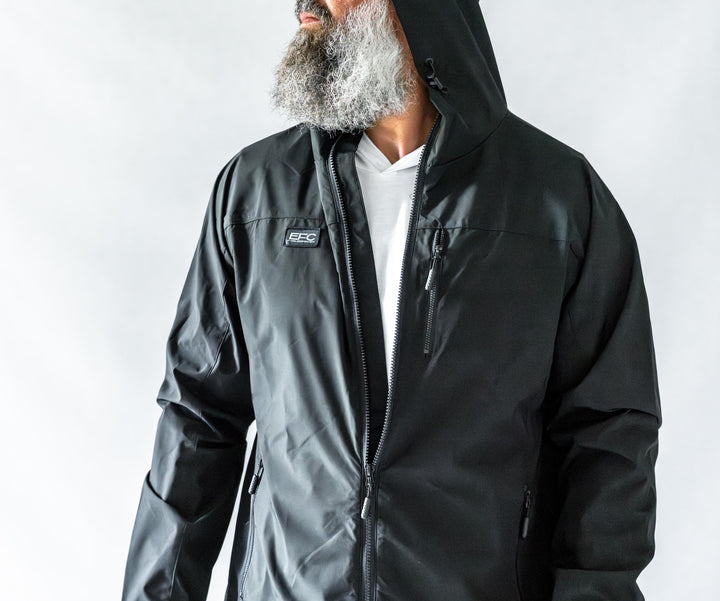 COLEMAN RAIN JACKET _ BLACK