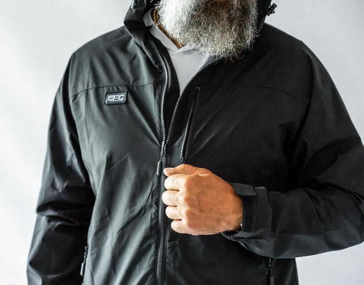 COLEMAN RAIN JACKET _ BLACK