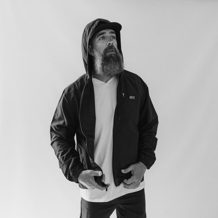 Bunker Windbreaker Jacket _ Black