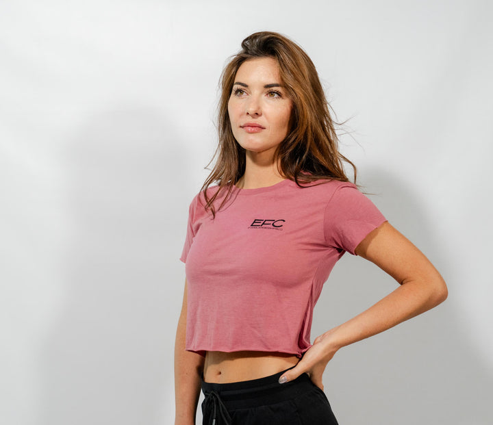 Square Grouper Paprika Crop Top