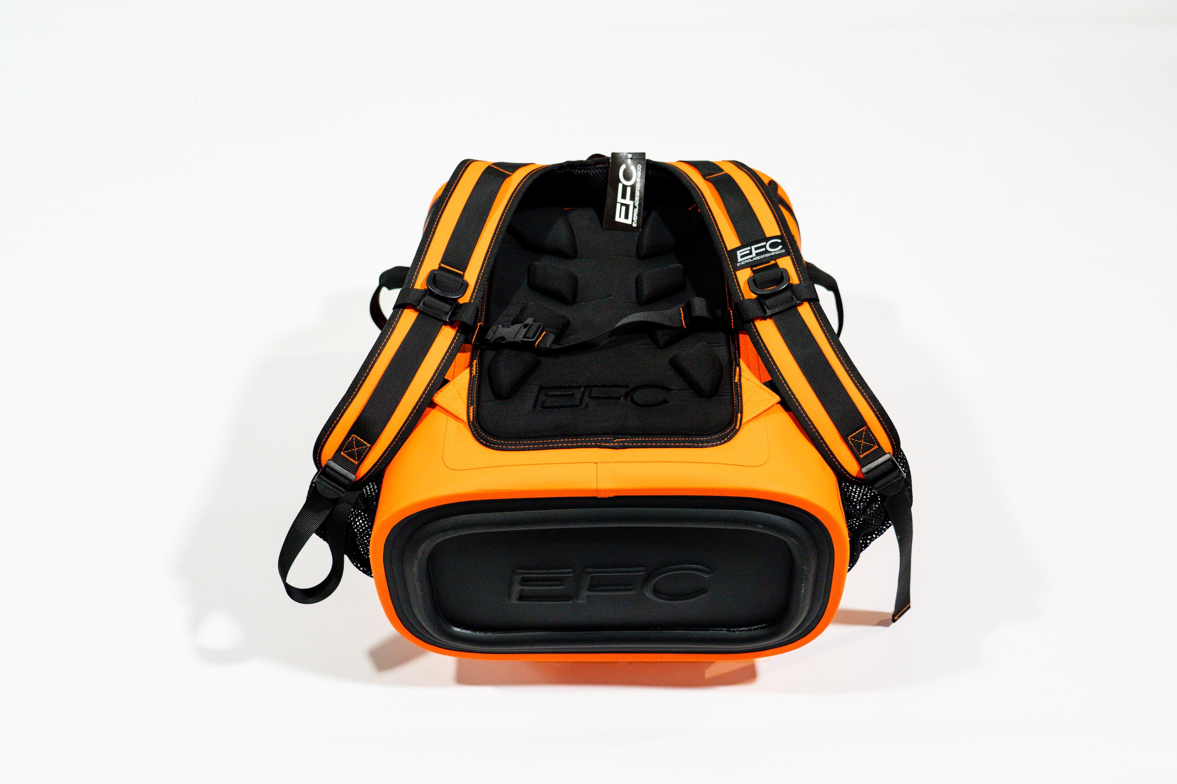 Cooler Backpack _ Orange – Everglades Fishing Co