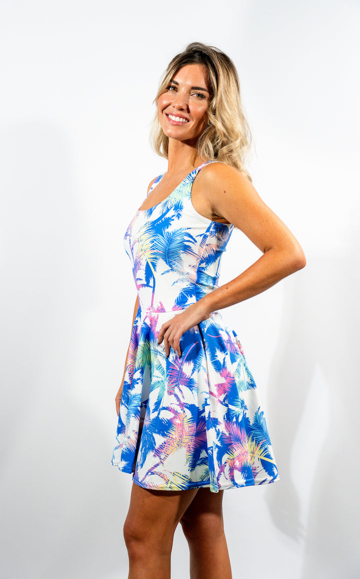 FUN PALMS SUN DRESS