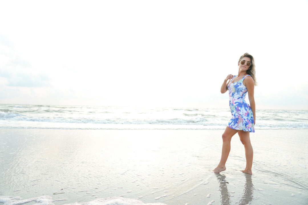 FUN PALMS SUN DRESS